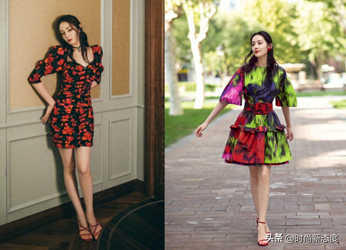 迪丽热巴和杨紫衣品变化_衣品 女明星_明星穿搭进阶之路