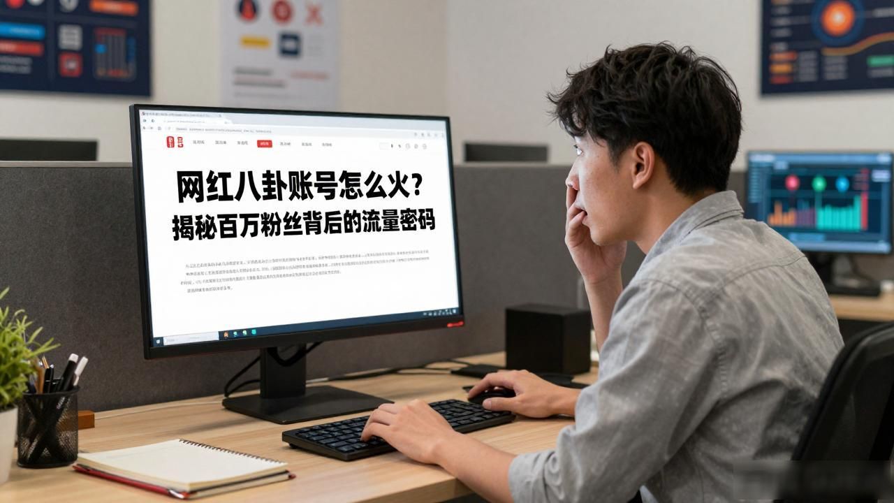 网红八卦账号怎么火？揭秘百万粉丝背后的流量密码